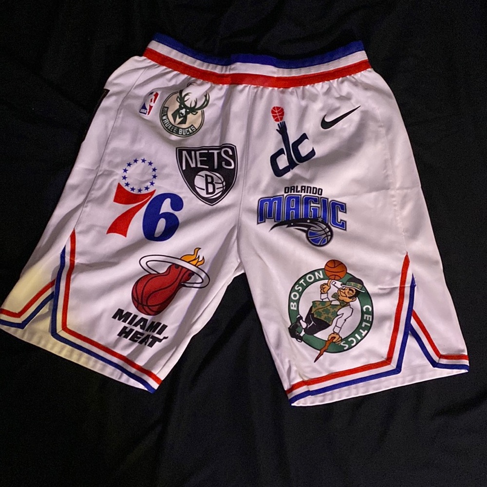 SUPREME X NBA basketball shorts
